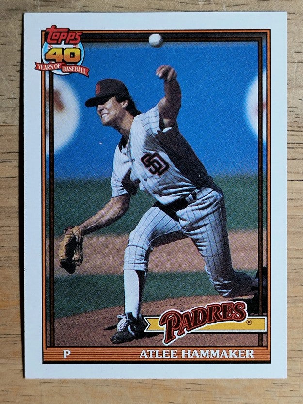 1991 Topps #34 Atlee Hammaker