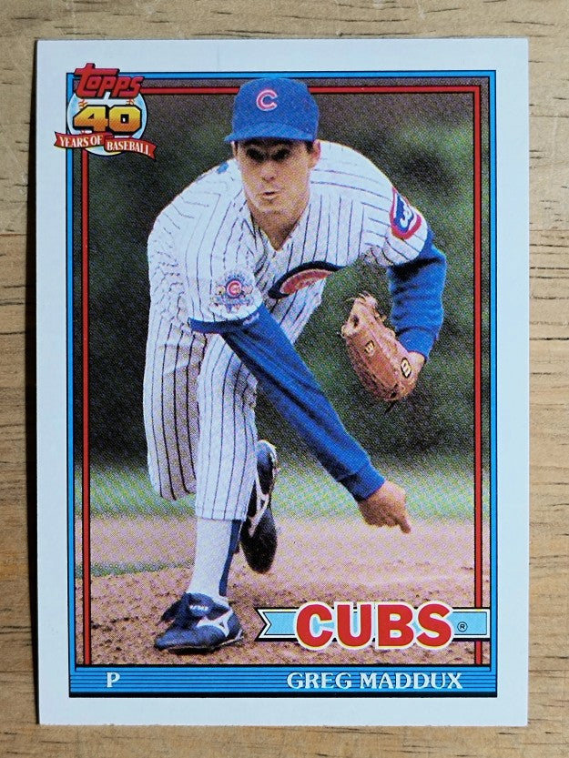 1991 Topps #35 Greg Maddux