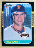 1987 Donruss #66 Will Clark RC
