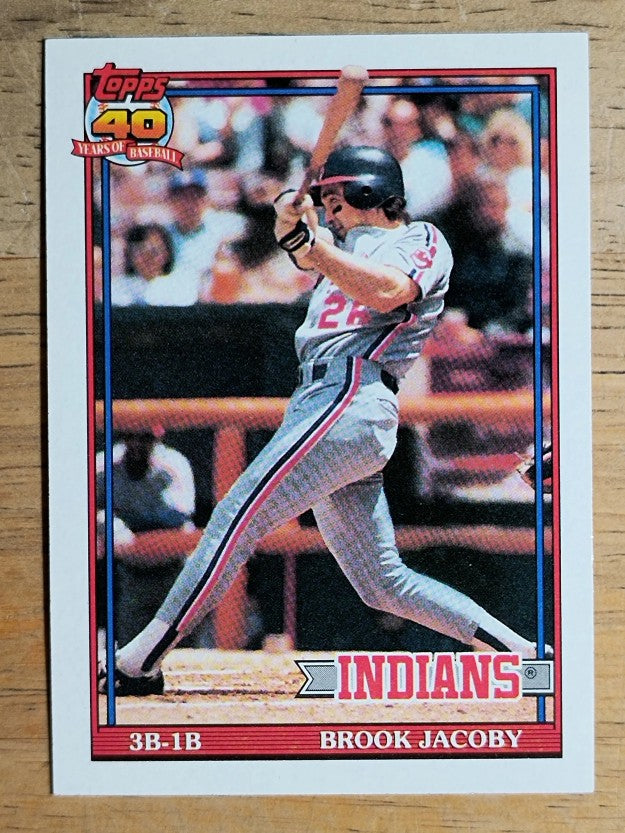 1991 Topps #47 Brook Jacoby