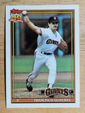 1991 Topps #52 Francisco Oliveras