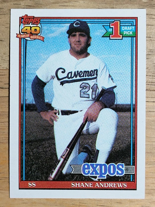 1991 Topps #74 Shane Andrews RC