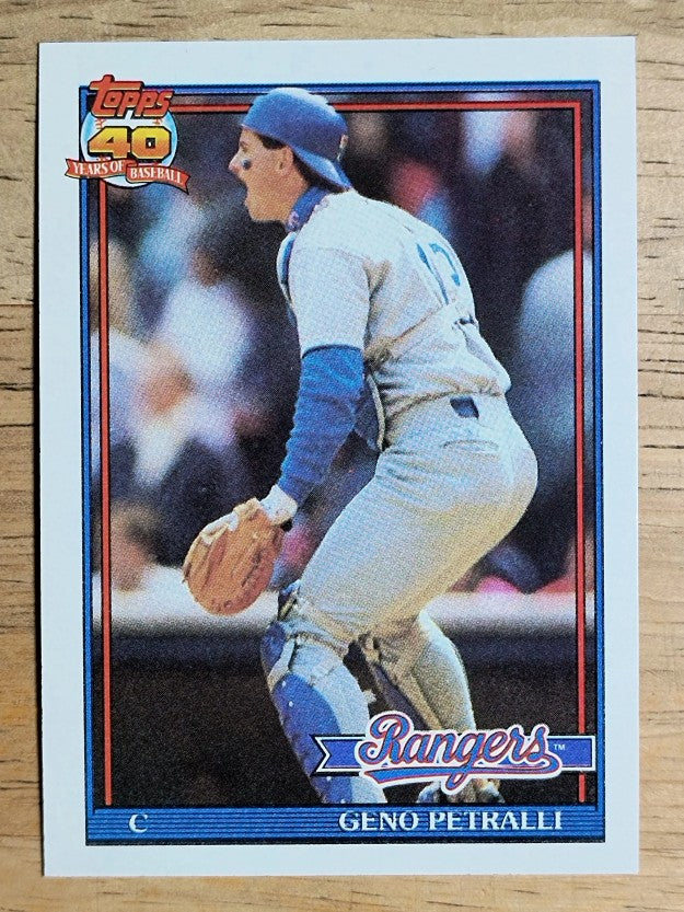 1991 Topps #78 Geno Petralli