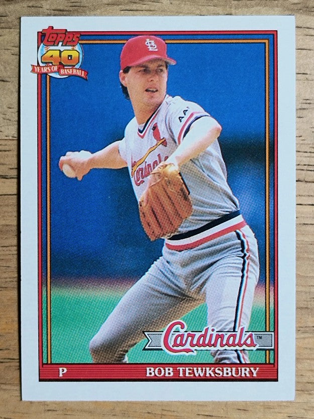 1991 Topps #88 Bob Tewksbury