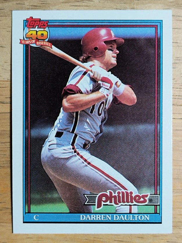 1991 Topps #89 Darren Daulton