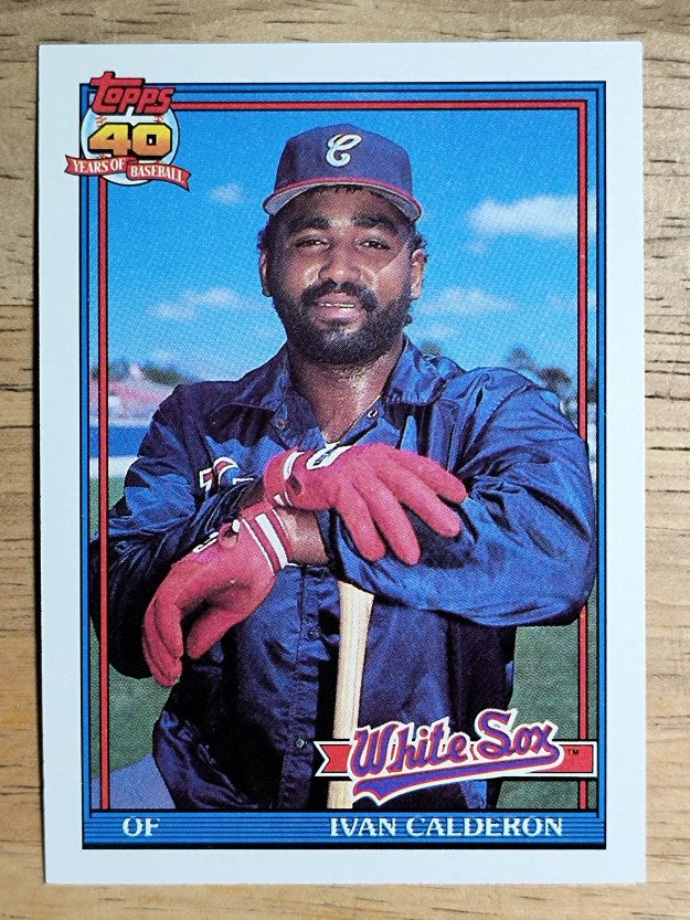 1991 Topps #93 Ivan Calderon