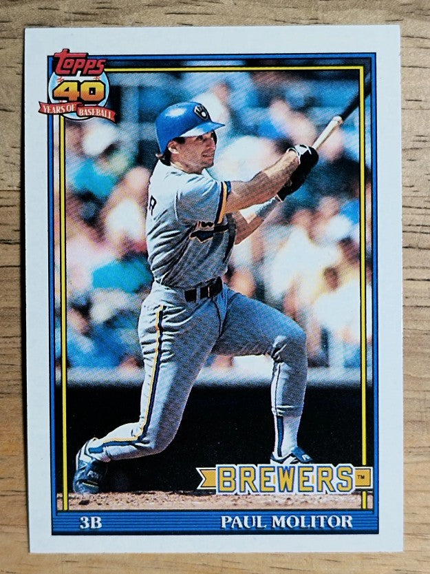 1991 Topps #95 Paul Molitor