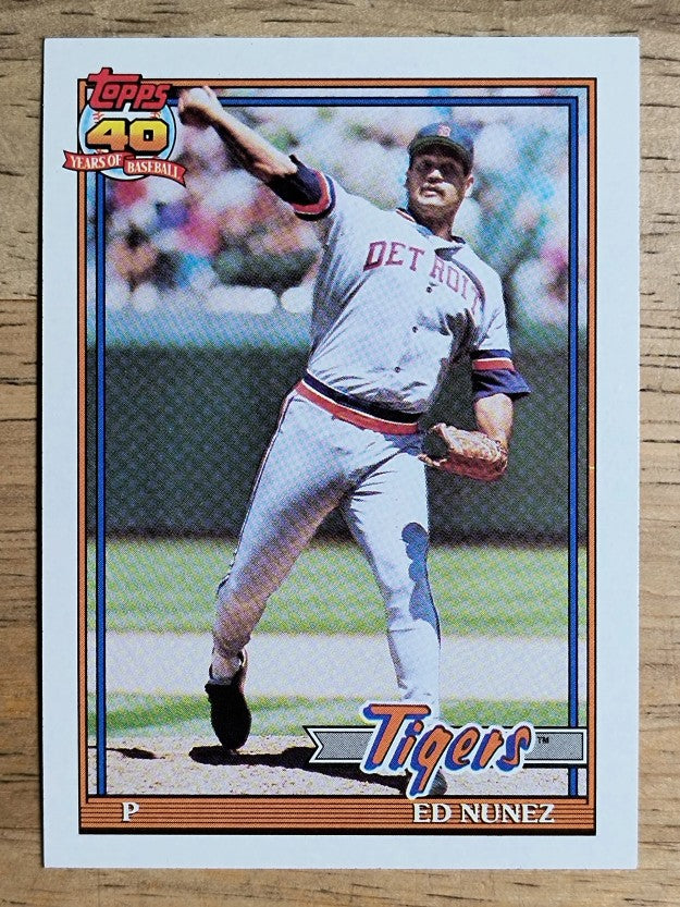 1991 Topps #106 Ed Nunez