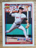 1991 Topps #123 Greg A. Harris