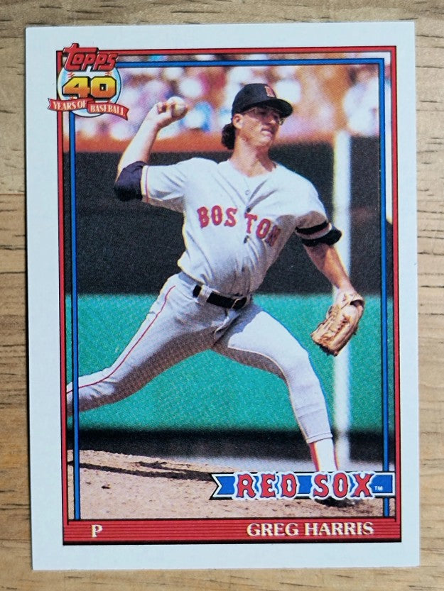 1991 Topps #123 Greg A. Harris