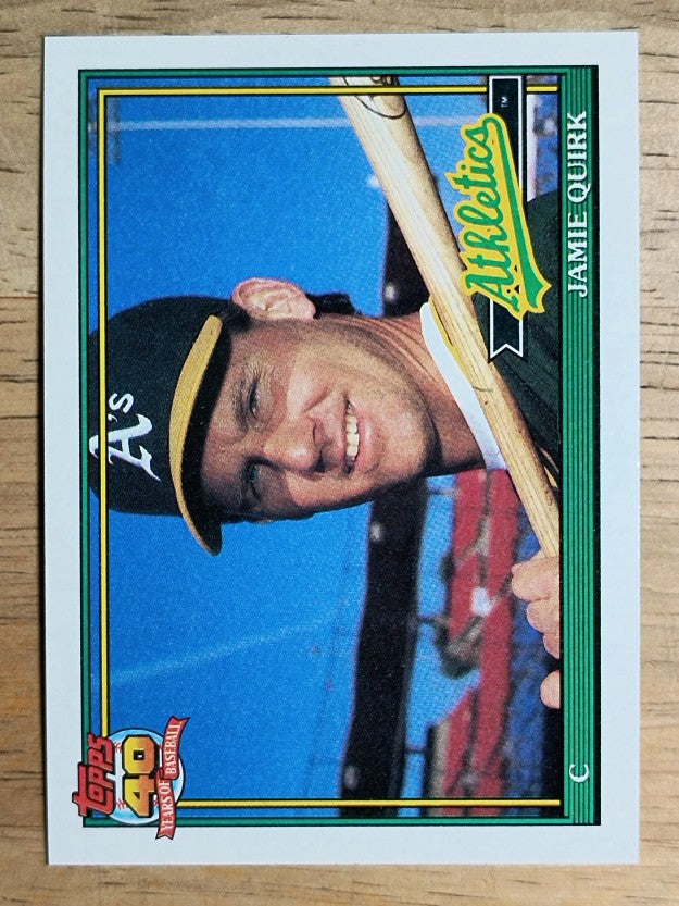 1991 Topps #132 Jamie Quirk