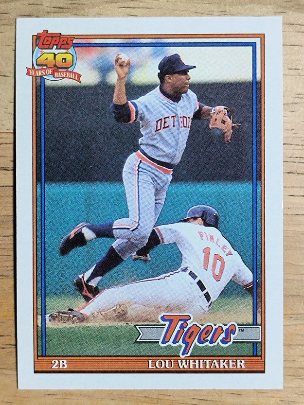 1991 Topps #145 Lou Whitaker