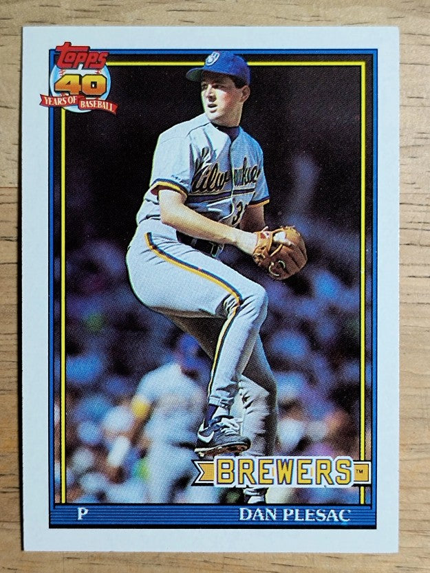 1991 Topps #146 Dan Plesac