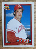 1991 Topps #151 Tom Browning