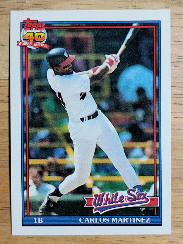 1991 Topps #156 Carlos Martinez