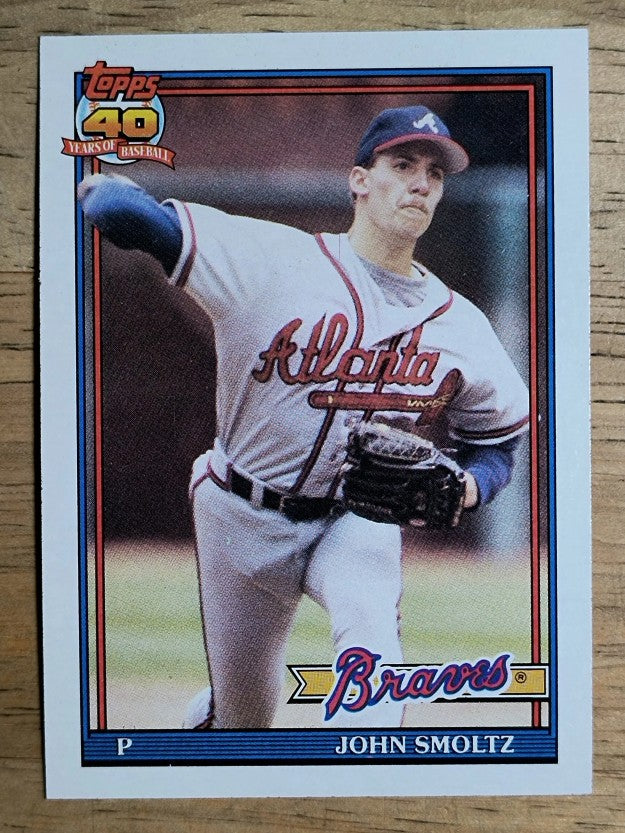 1991 Topps #157 John Smoltz