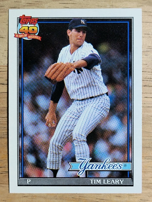 1991 Topps #161 Tim Leary