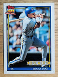 1991 Topps #164 Edgar Diaz