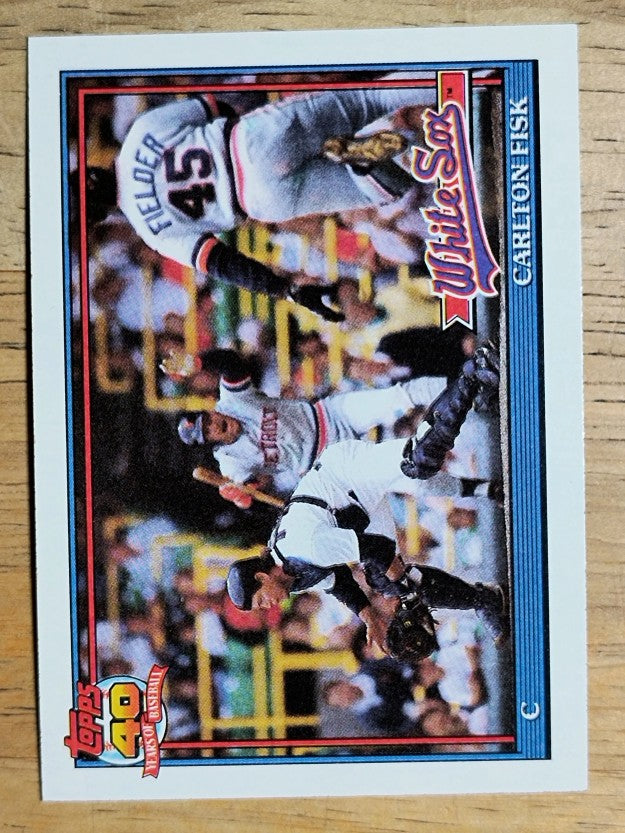 1991 Topps #170 Carlton Fisk