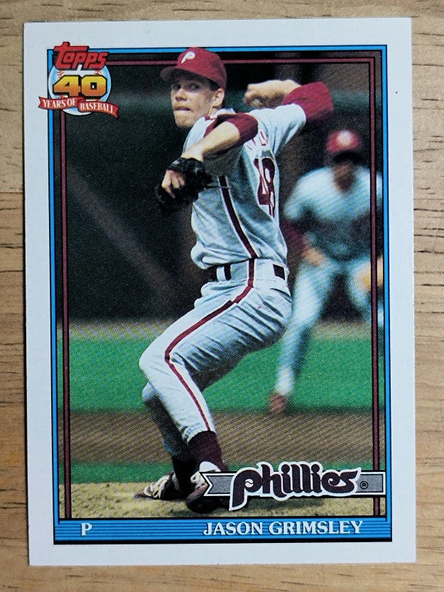1991 Topps #173 Jason Grimsley