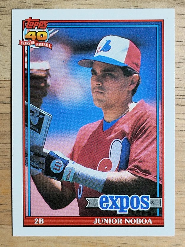 1991 Topps #182 Junior Noboa