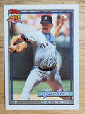 1991 Topps #187 Greg Cadaret