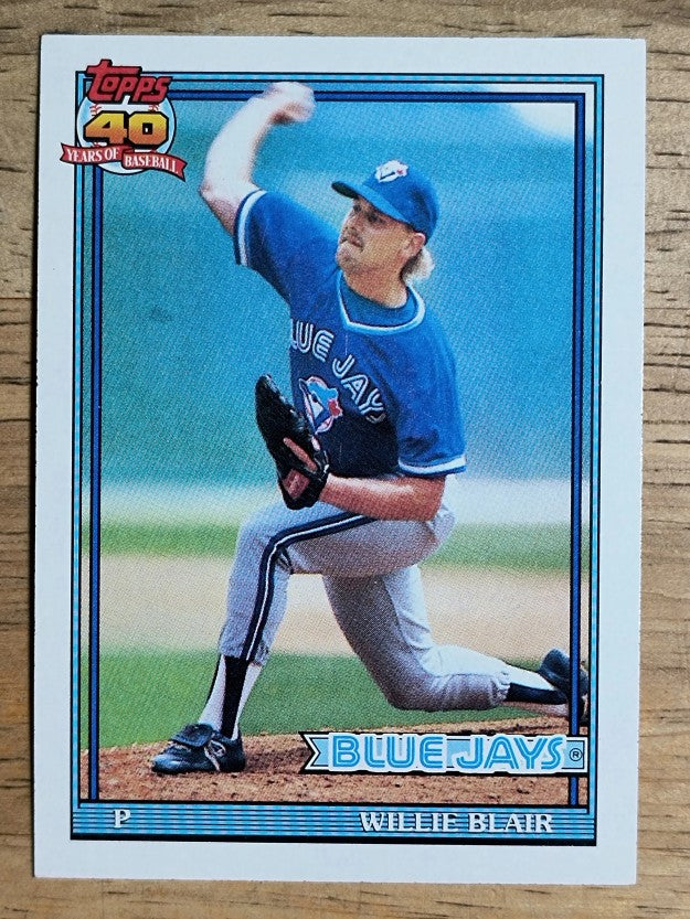 1991 Topps #191 Willie Blair