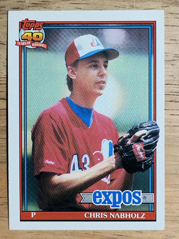 1991 Topps #197 Chris Nabholz