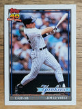 1991 Topps #202 Jim Leyritz