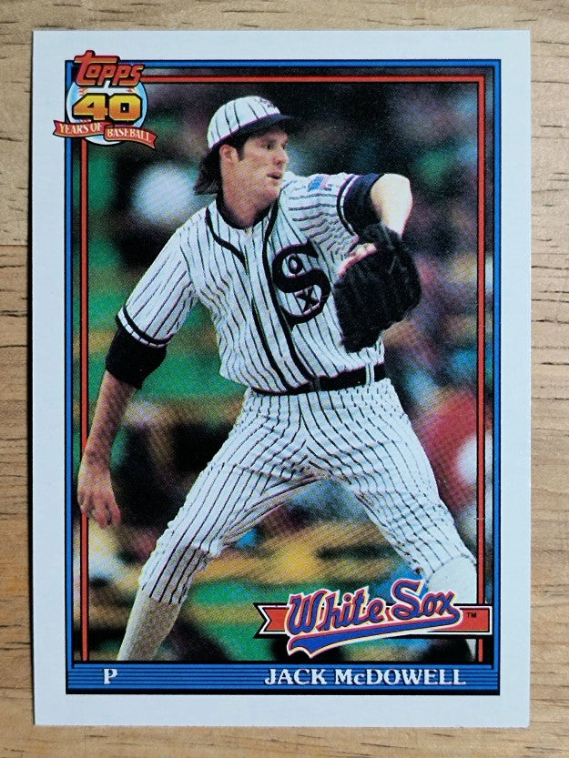 1991 Topps #219 Jack McDowell