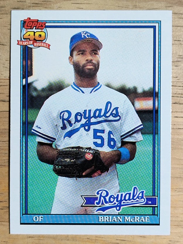 1991 Topps #222 Brian McRae RC