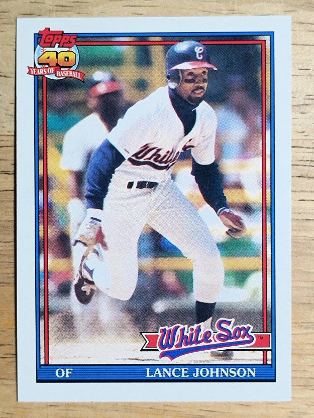 1991 Topps #243 Lance Johnson