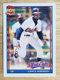 1991 Topps #243 Lance Johnson