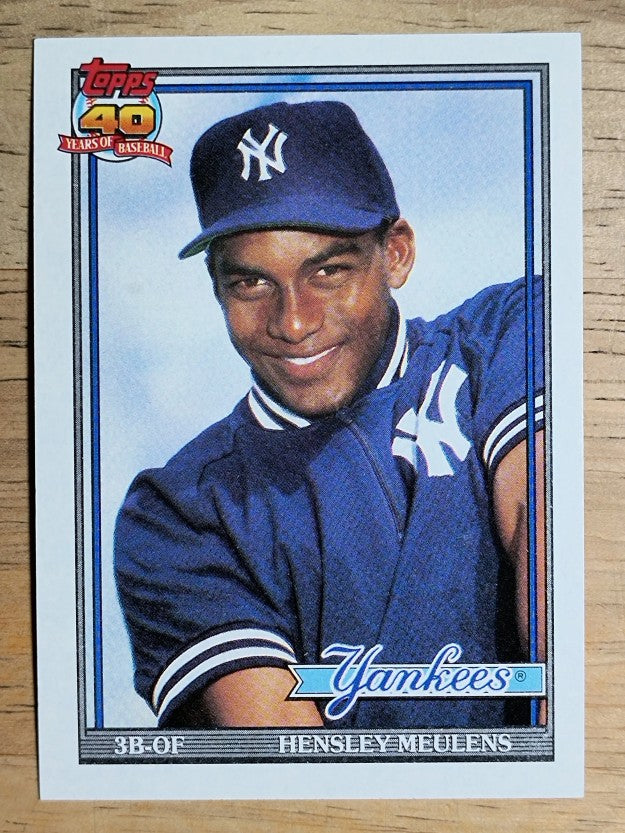 1991 Topps #259 Hensley Meulens
