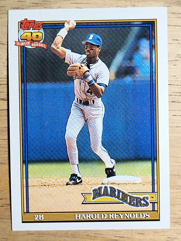 1991 Topps #260 Harold Reynolds