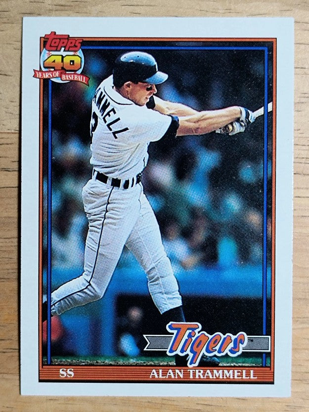 1991 Topps #275 Alan Trammell