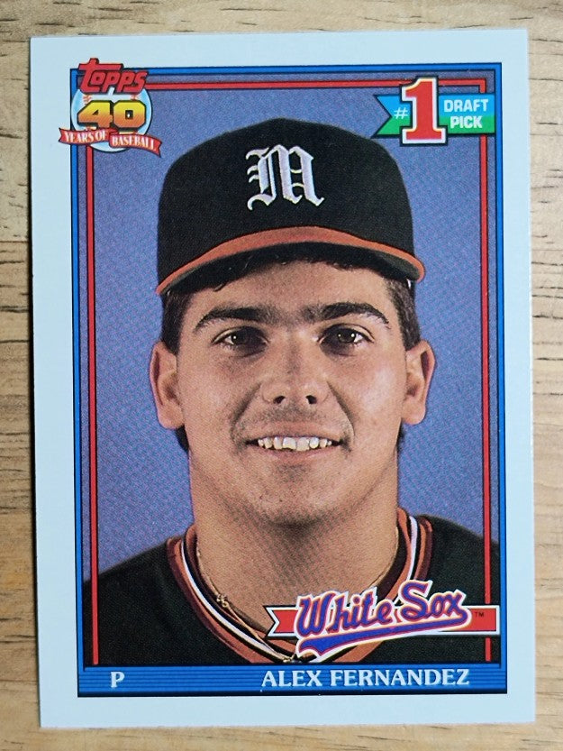 1991 Topps #278 Alex Fernandez
