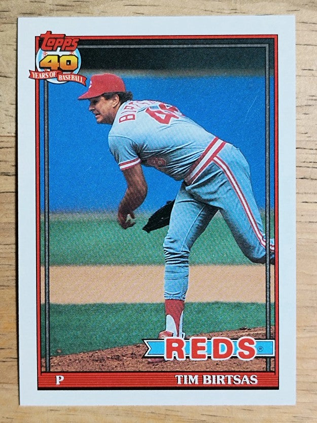 1991 Topps #289 Tim Birtsas