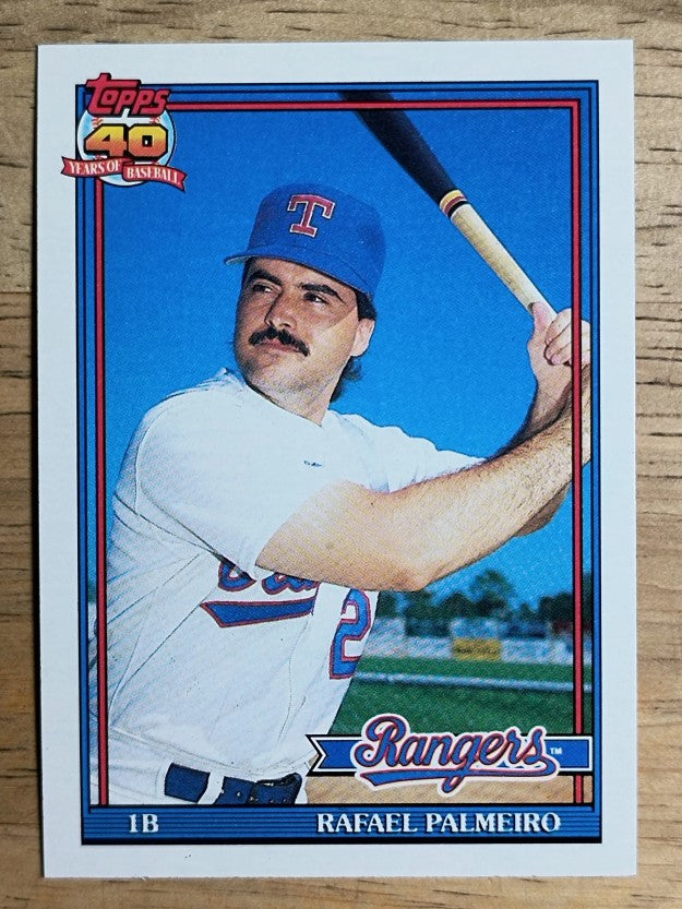 1991 Topps #295 Rafael Palmeiro
