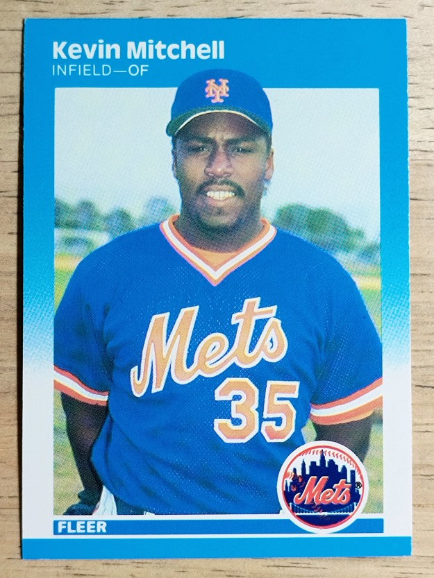 1987 Fleer #17 Kevin Mitchell RC