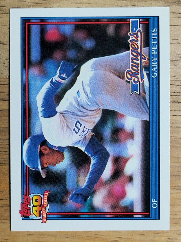 1991 Topps #314 Gary Pettis