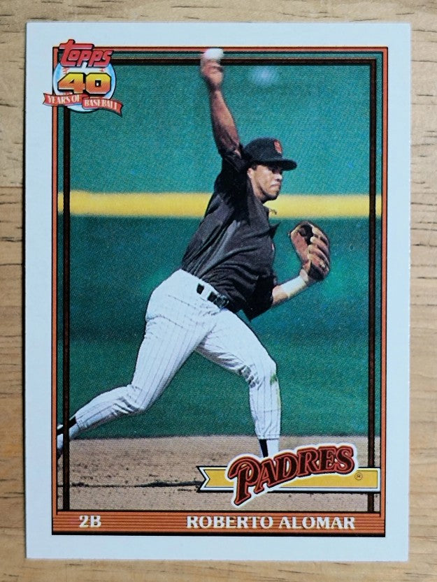 1991 Topps #315 Roberto Alomar