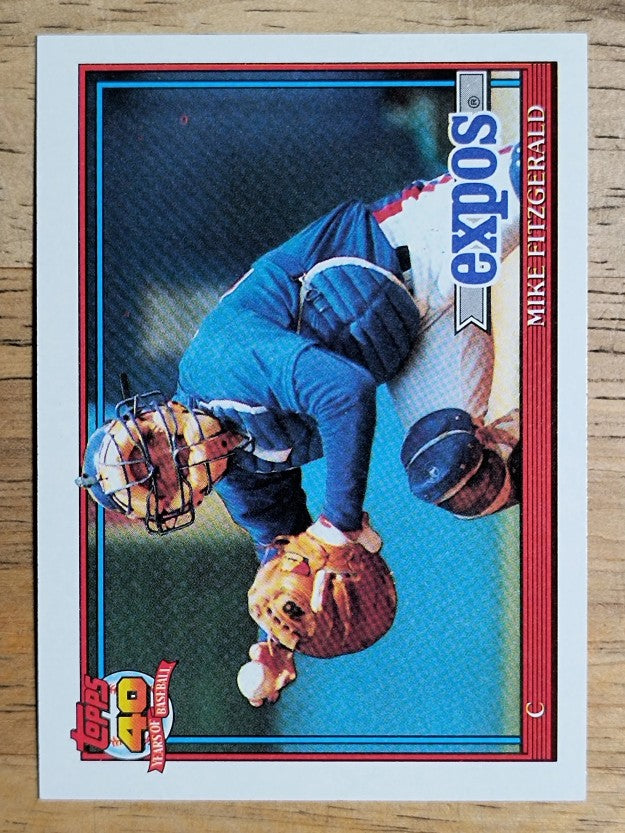 1991 Topps #317 Mike Fitzgerald