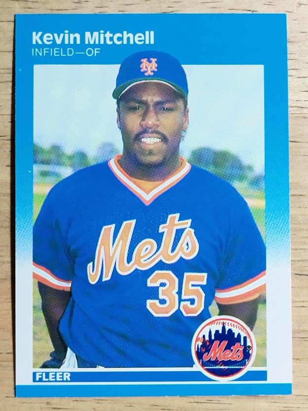 1987 Fleer #17 Kevin Mitchell RC