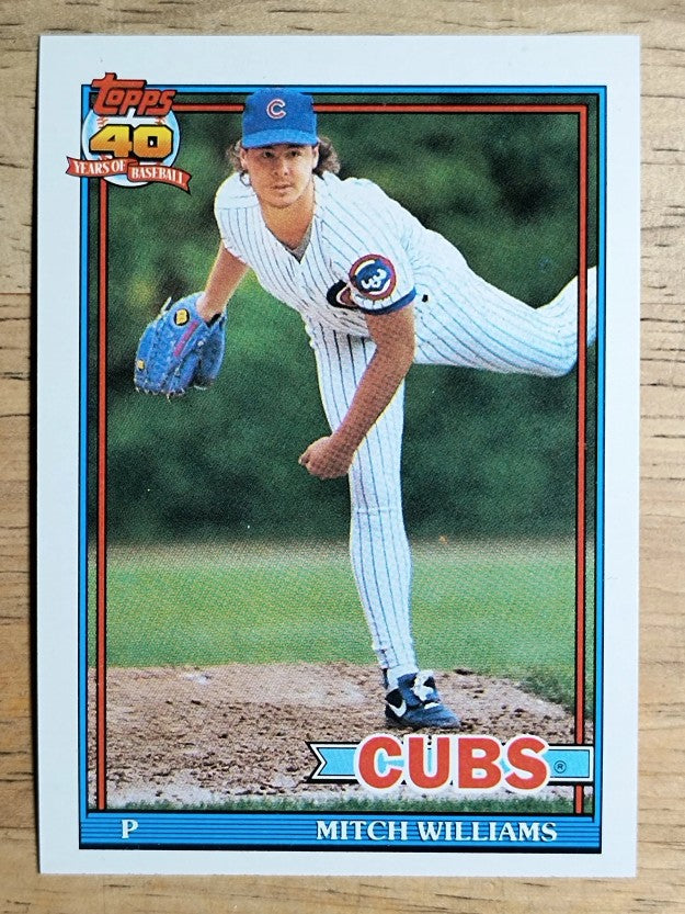 1991 Topps #335 Mitch Williams