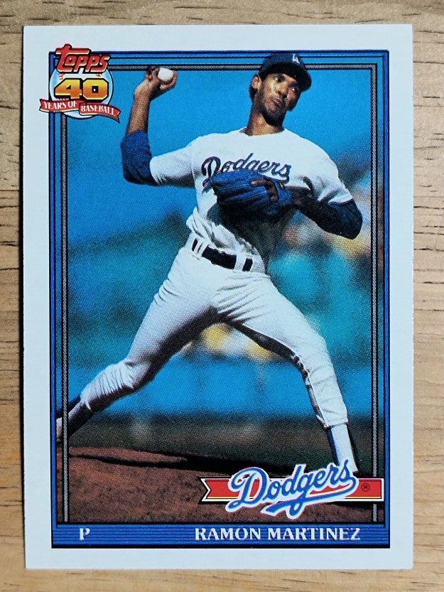 1991 Topps #340 Ramon Martinez