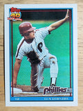 1991 Topps #345 Len Dykstra