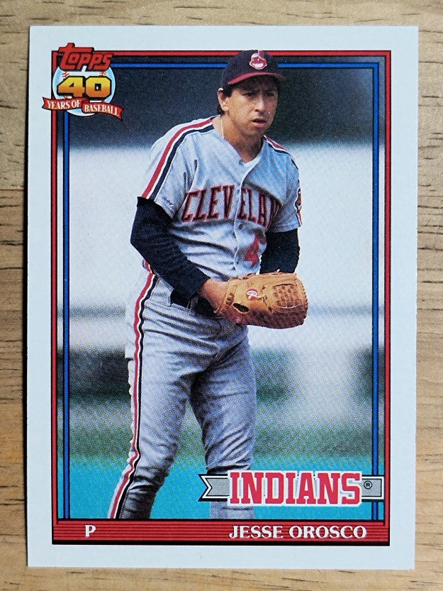 1991 Topps #346 Jesse Orosco