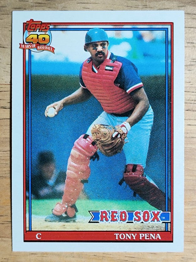 1991 Topps #375 Tony Pena
