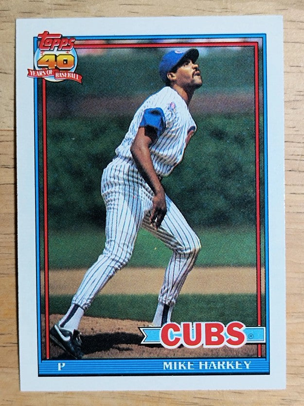 1991 Topps #376 Mike Harkey